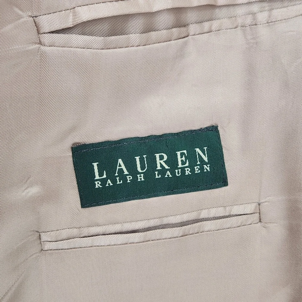 Lauren Ralph Lauren Blazer Mens 44R Brown Wool 2 Button Sport Coat Canada